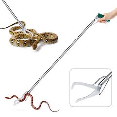 48 Inch Heavy Duty Snake Tongs Professional Reptile Grabber Catcher Tool
