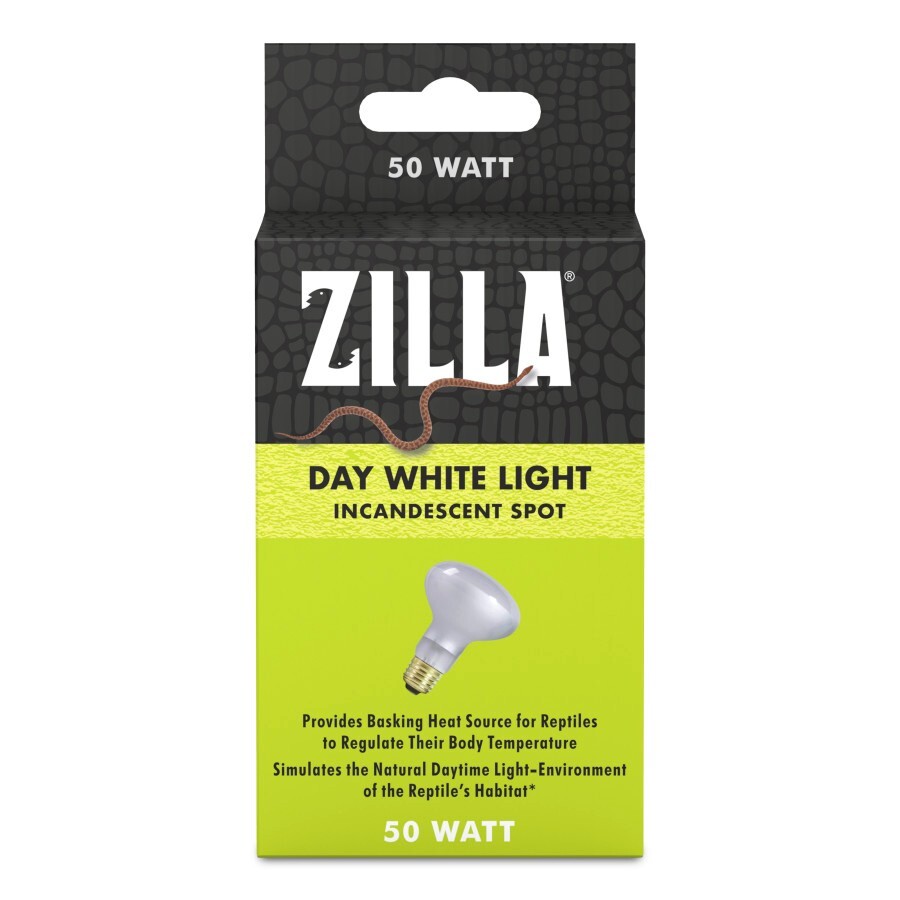 Zilla Incandescent Spot Bulb Day White Light & Heat 50 Watt