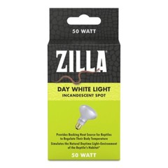 Zilla Incandescent Spot Bulb Day White Light & Heat 50 Watt