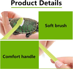 Turtle Brush with Suction Cup Turtle Brush Turtle Tank Accessories for Remove