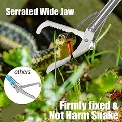 52 Inch Heavy Duty Snake Tongs Professional Reptile Grabber Catcher Tool