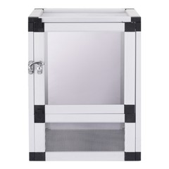 Hybrid Reptile Cage Chameleon Ventilated PVC Tank with Acrylic & Mesh Doors
