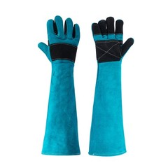 Animal Handling Gloves – Bite-Proof, Multi-purpose, Pet Leather Gloves wit