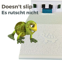 Turtle Basking Platform Rampe – Kunststoff Schildkröte Sonneninsel mit Futternap