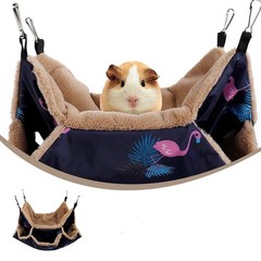 Pet Hammock, Rat & Rabbit Plush, Chinchilla Swing Nest, Small Pet Cage Hammoc…
