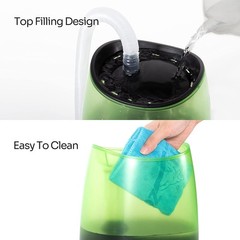 REPTI ZOO Reptile Automatic Fogger 2 IN 1 Digital Timing & Hygrostat Humidifi…