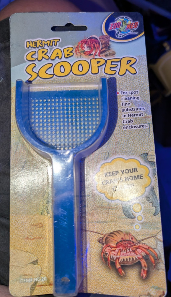Hermit Crab Accessories, scooper, thermostat and food block 3Pcs