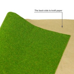 Artificial Model Grass Mat Trains Grass Green 100 x 250cm or 39″x 98″for Deco…