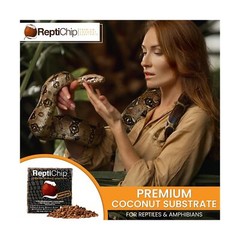 ReptiChip Compressed Coconut Chip 3 Pack of 72 Quart Coco Husk Reptile Substr…