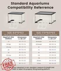 REPTITRIP Turtle Basking Platform 10-13 Inch