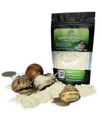 Land Snail Food with Protein + Calcium + Minerals – 7 Oz (200 Grams) – For Al…