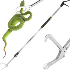 Snake Grabber Tool, 69Inch Snake Tongs for Rattlesnake Reptile Tongs Long Reach