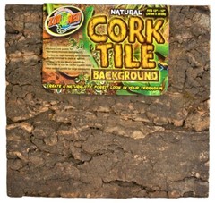 Zoo Med Natural Cork Tile Background Small, 12 in x 12 in