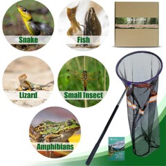 57″ Aluminum Collapsible Snake Hook Reptile Grabber Rattle Snake Catcher Stick