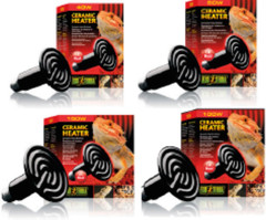 ‘S Ceramic Heater – 40 W Lamp Pack for Reptile Heat, Ceramic Emitter with 150-Wa