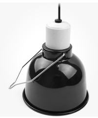 Tetrafauna Deep Dome Reptile Lamp Fixture 100W Ceramic Socket Black FREE SHIPPIN