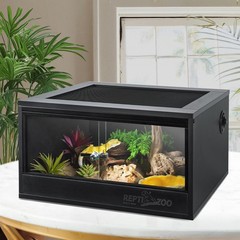 20 Gallon PVC Reptile Terrarium, 24x18x12 inch Reptile Tank for Crested Gecko…