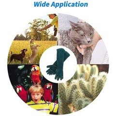 Animal Handling Anti-Bite Gloves, Reinforced Leather Welding Gloves for Garde…