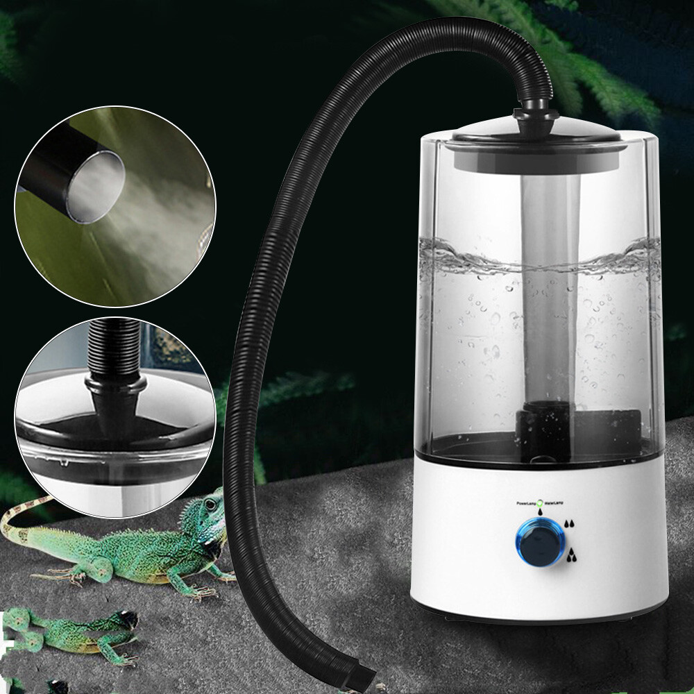 Reptile Pet Humidifier Fogger Fit Tortoise Habitat Chameleon Snake Amphibians 4L