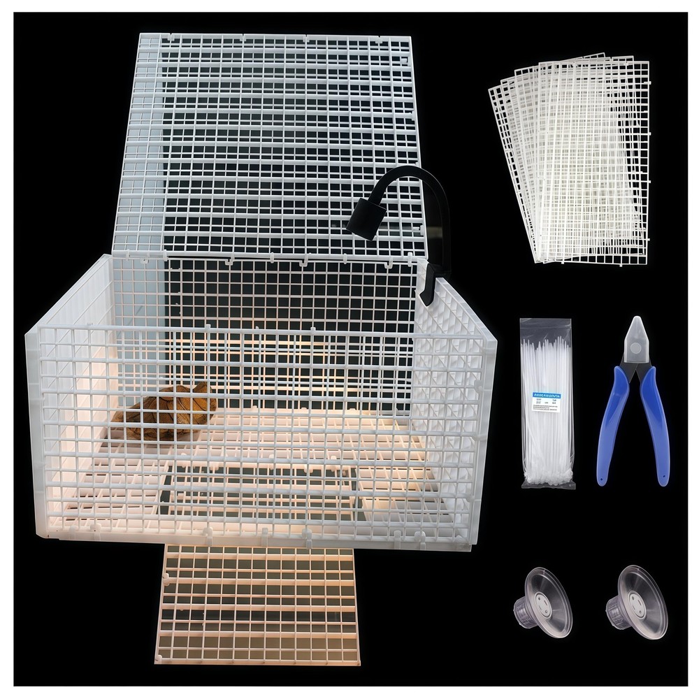 12 PCS DIY Turtle Basking Platform Tools and Accessories for Creative Layouts…