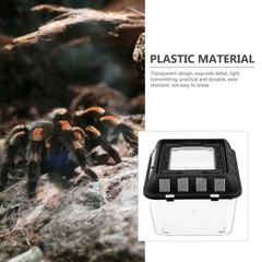 Reptile Pet Terrarium Reptiles Breeding Container Plastic Carrier