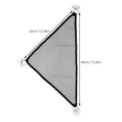 2Pcs Durable Mesh Reptile Hammock Black Pet Swing for Lizards Snakes