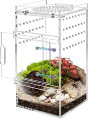 Acrylic Jumping Spider Enclosure Tarantula Enclosure, Full Transparency Spider E