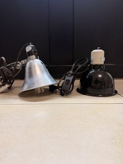 (2) Deep Mini Dome Heat & UVB Light Reptile / Plant Terrarium Lamp 8.5 120V-150W