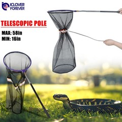 Snake Catcher Net with Closure Telescopic Reptile Catching Grabber Handling Tool