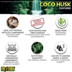 Coco Husk Brick – 8 QT All-Natural Coconut Fiber Substrate for Pet Terrariums