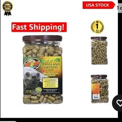 Natural High-Fiber Tortoise Food – 35oz Grassland Blend for All Breeds