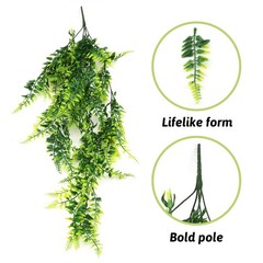 Reptile Plants, Terrarium Hanging Plant Vines Artificial Leaves Reptile Hide,…