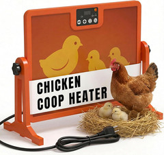 Far-Infrared Chicken Coop Heater – Adjustable, Safe, Wall-Mount or Floor-Stand