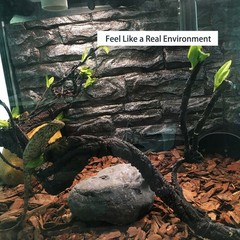 Reptile Plants Plastic Jungle Vines Branches Terrarium Plant for Bearded Dragon