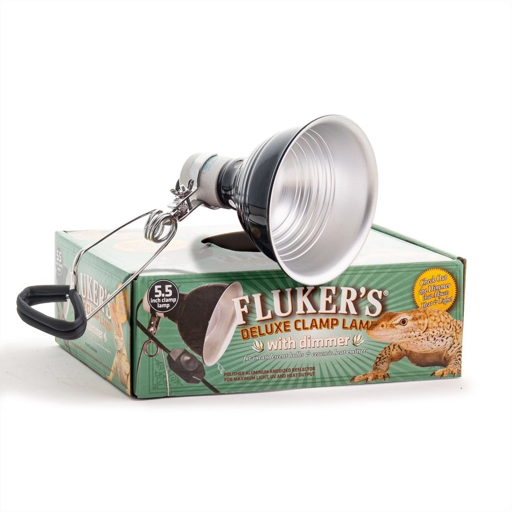 Heavy Duty Dimmable Clamp Lamp for Reptiles UL CUL Approved 5.5 Inch
