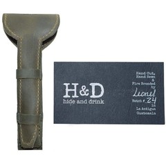 Hide & Drink, Leather Double Edge Safety Razor Protective Case, Shaving Trave…