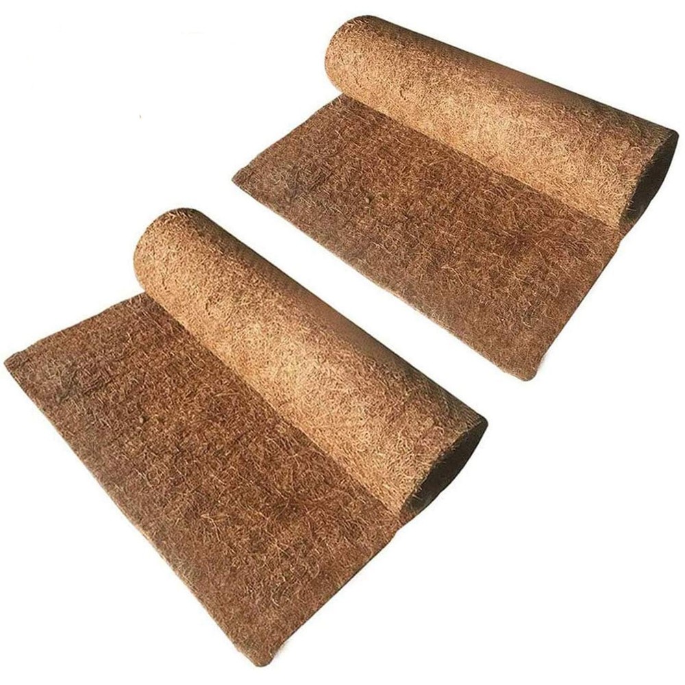 Hamiledyi Reptile Carpet Natural Coconut Fiber Tortoise Carpet Mat for Pet Te…