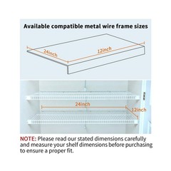 Wire Shelf Cover 5 Pcs, 24×12 Wood Rack Covers for Wire Shelving and Pantry C…