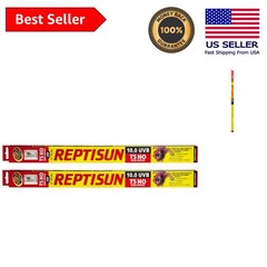Zoo Med 24W T5 HO ReptiSun 10.0 UVB Lamps 2 Pack – For Perfect Reptile Habitats
