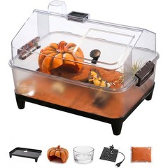 7pcs Reptiles Terrarium Kit w/Lid, Heating Pad, Sand Substratefor Bearded Dragon