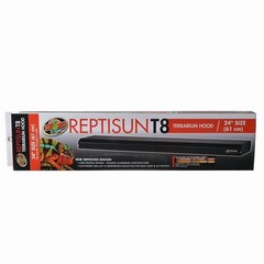 Zoo Med ReptiSun T8 Terrarium Hood 24″ Linear Fluorescent Reptile Light Fixture