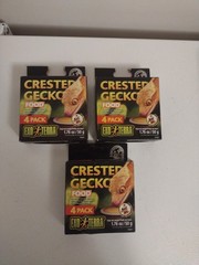 Lot Of 3 4 Pack Exo Terra Crested Gecko Yellow Food Reptile Lizard
