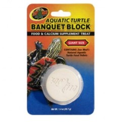 Zoo Med Laboratories Aquatic Turtle Banquet Block Food Calcium Supplement Treat