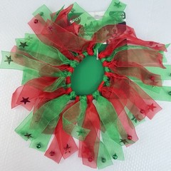 New Holiday Ruff Neck Scrunchie XSmall Pet Cat Dog Christmas Outfit Costume Spot