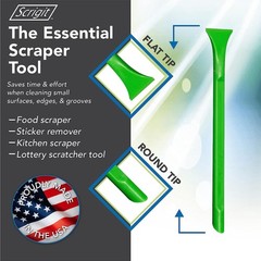 Scrigit Scraper Wide Blade No-Scratch Plastic Scraper Tool, 3 Pack – The Hand…