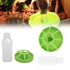 Reptile Water Bottle Turtle Automatic Feeder Waterer Dispenser with Water Bottle