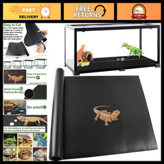 Large Reptile Carpet 24″ x 118″ – Bearded Dragon & Gecko Mat, Snake Bedding, Tor