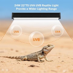 Full Spectrum UVB Light Bulb for Reptiles – 22 Inch