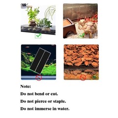 5W Reptile Heating Mat 5.9 Inch *5.5 Inch 110v — Reptile Heat Pad with Tempe…