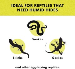 Large Rock Lair Hide: Aids Shedding, Retains Humidity, Natural